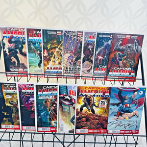 Captain America 1-12 14 Lot Lot Volume 7 Marvel Vs Aron Zola Key 1st Jet Black